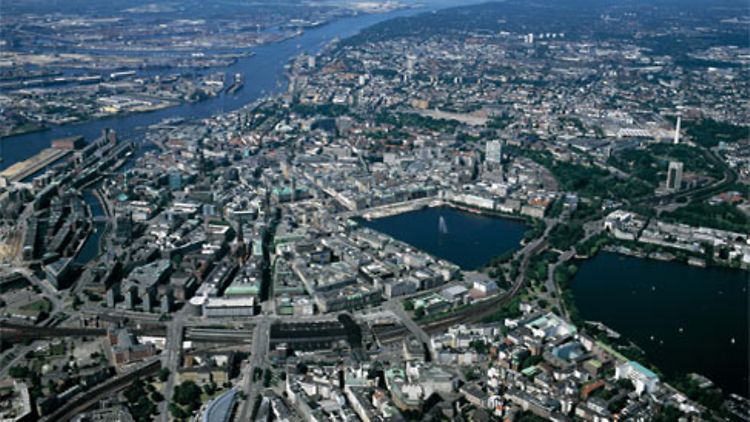  Luftbild von Hamburg