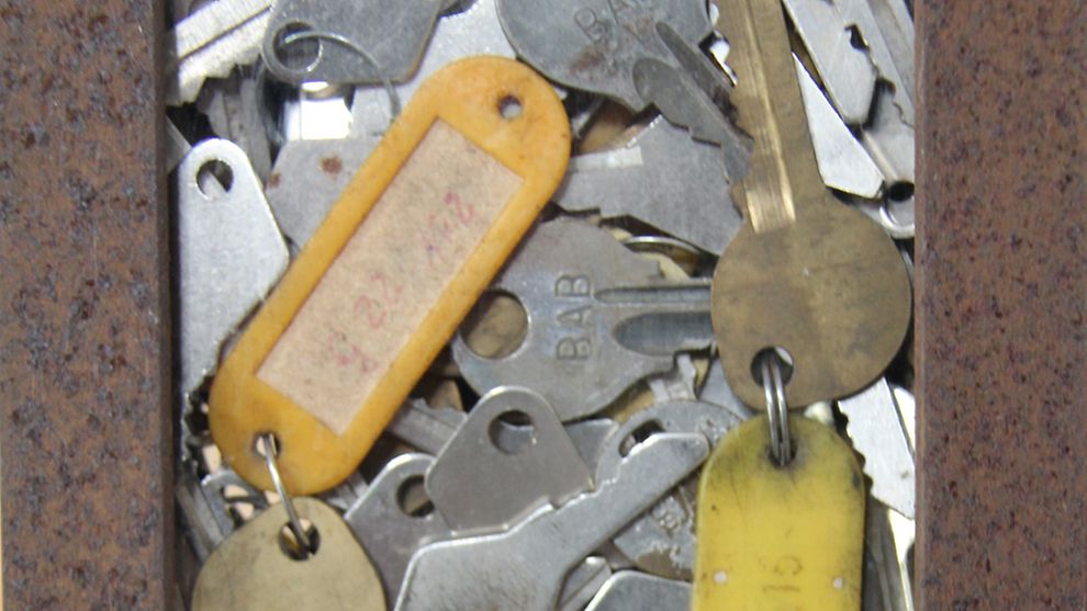Schlüssel und Schlüsstelanhänger