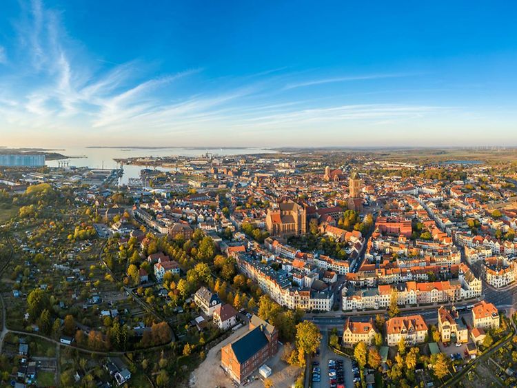  Hansestadt Wismar von oben