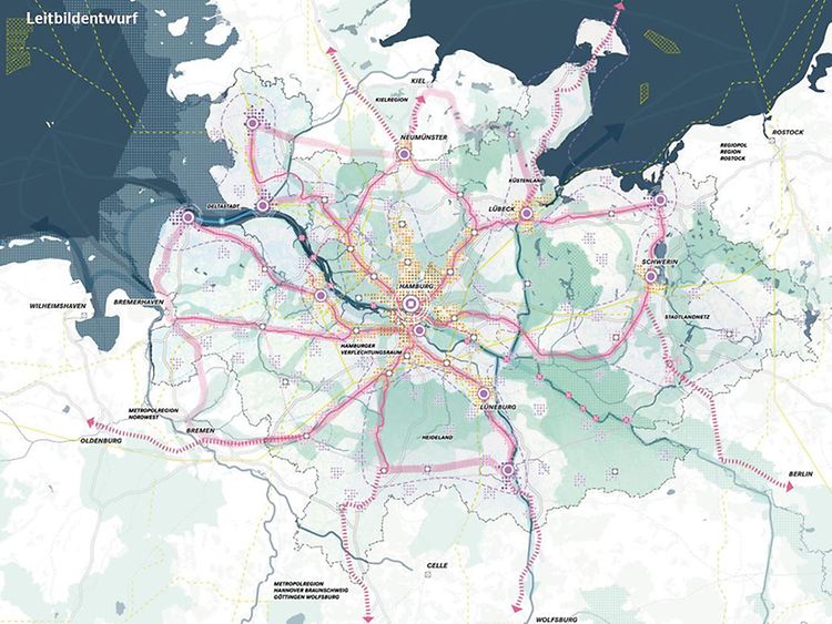  Räumliches Leitbild 2045 der Metropolregion Hamburg
